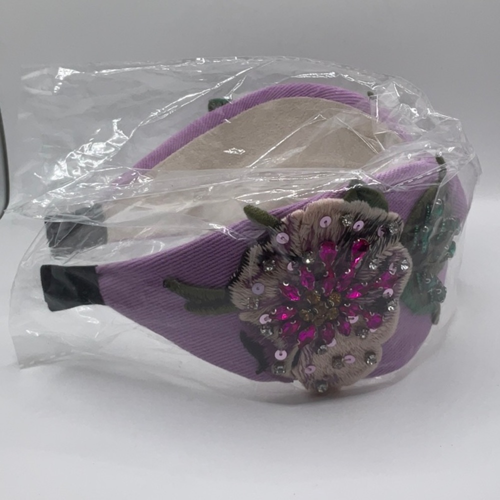 Floral Embellished Headband NWT